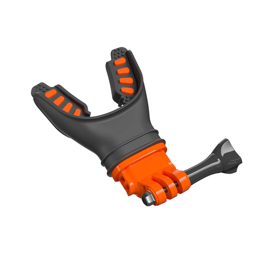 Action Camera Mouth Mount with Silicone Bite for GoPro, DJI & Insta360
