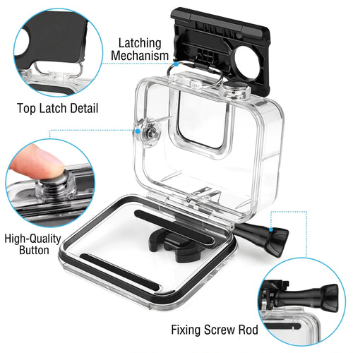 60m Waterproof Housing Case for GoPro Hero 8 Black