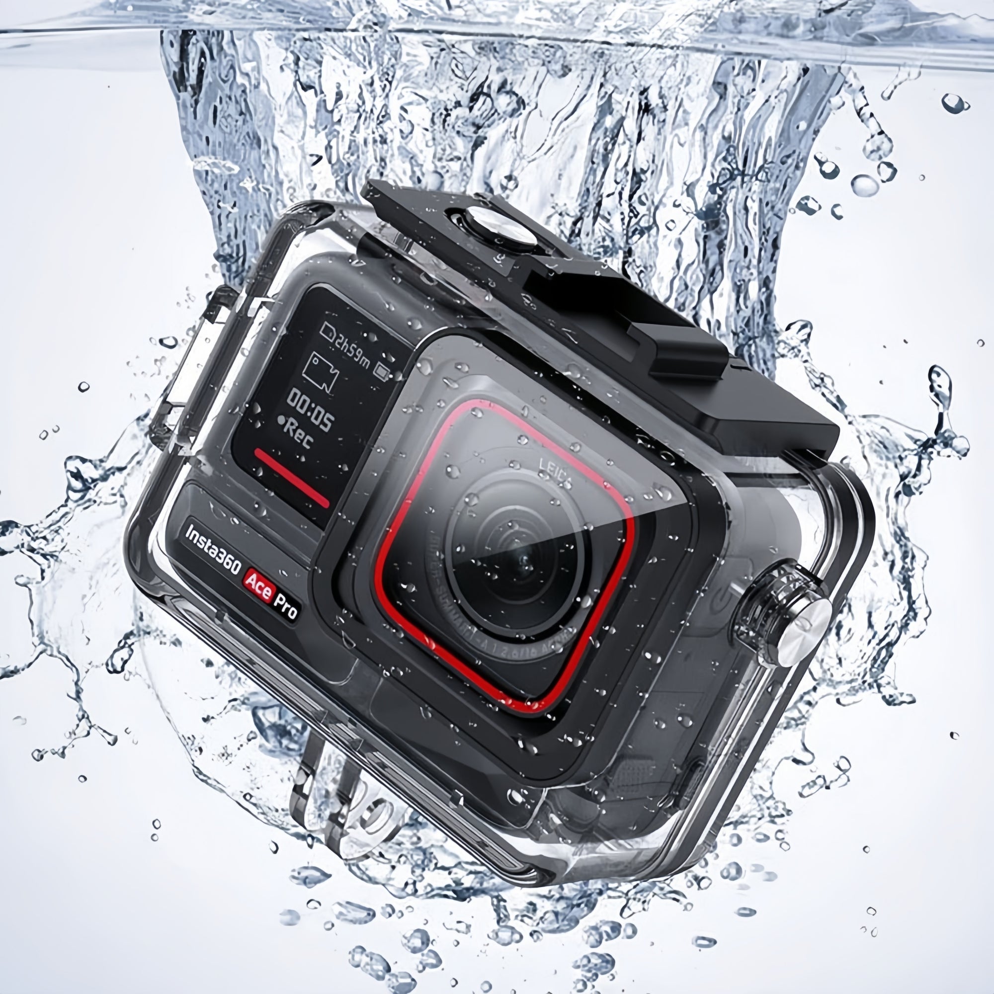 60m Waterproof Housing Case for Insta360 Ace Pro & Ace Pro 2